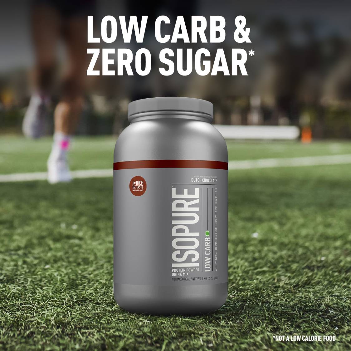 Isopure Low Carb 100% Whey Protein Isolate Powder - 1.36 Kg (3 Lb), Chocolate Penut Butter