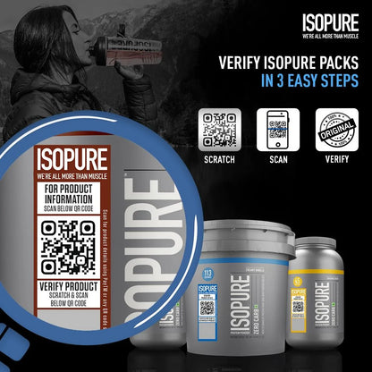 Isopure Low Carb 100% Whey Protein Isolate Powder - 1.36 Kg (3 Lb), Chocolate Penut Butter